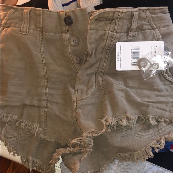 Free People Raw and Patched Shorts - Picture 3 of 3